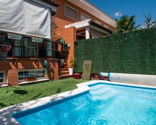 Swimming pool of Single-family semi-detached for sale in Villalbilla  with Air Conditioner, Terrace and Swimming Pool