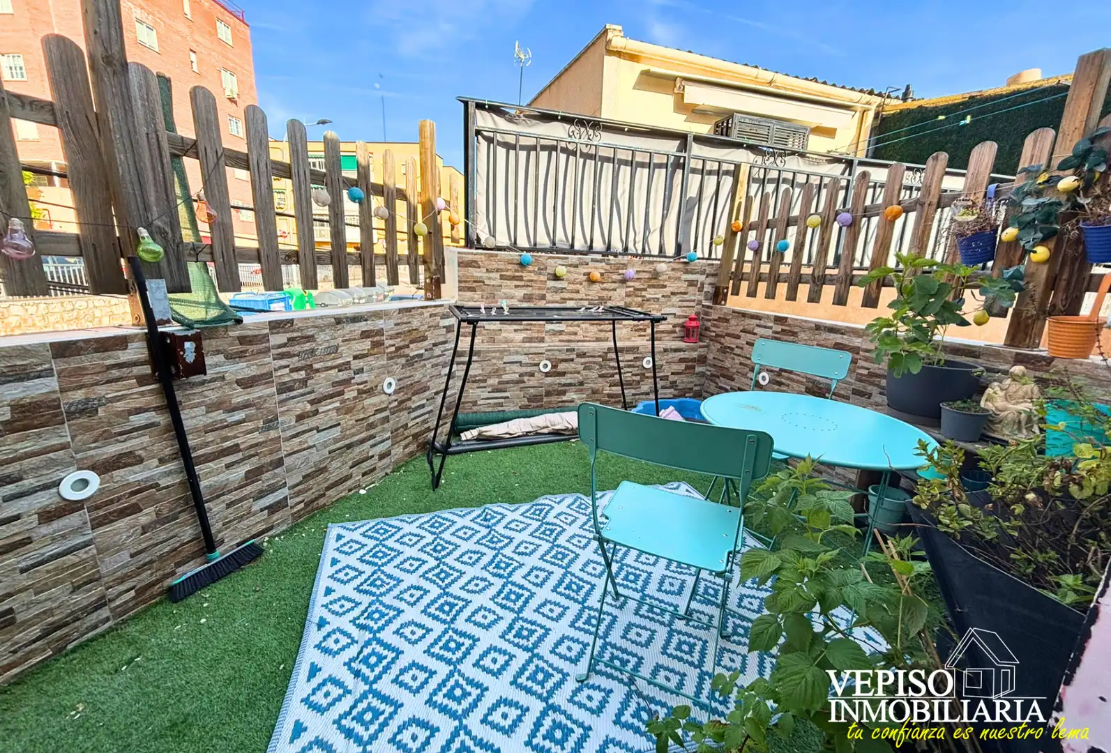 Terrasse von Haus oder Chalet zum Verkauf in Arganda del Rey mit Klimaanlage, Heizung und Parkett