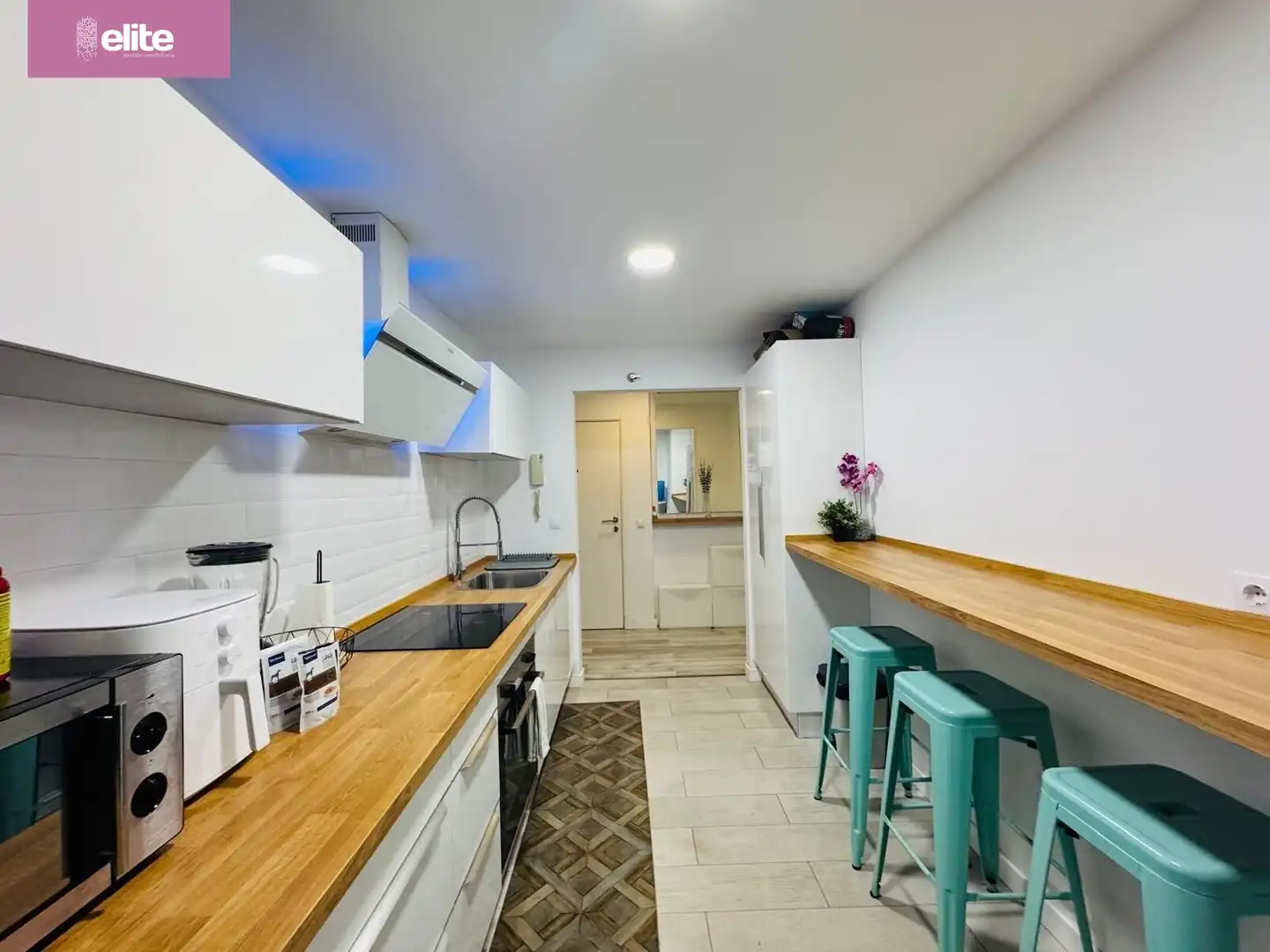 Cocina de Piso en venta en Jerez de la Frontera con Aire acondicionado, Parquet y Terraza