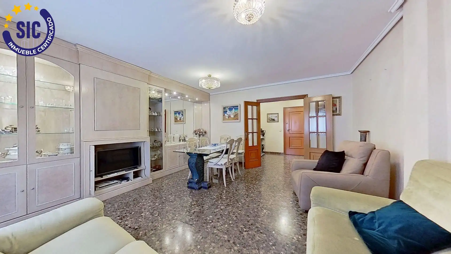 Sala de estar de Piso en venta en Valencia con Aire acondicionado, Calefacción y Balcón