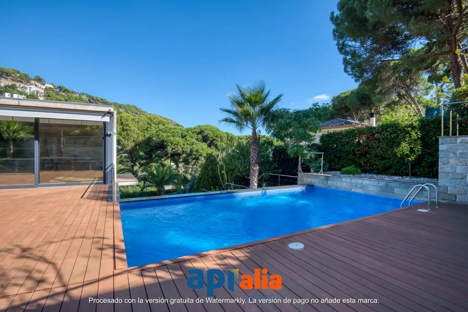 Piscina de Casa o chalet en venta en Blanes con Aire acondicionado, Calefacción y Jardín privado