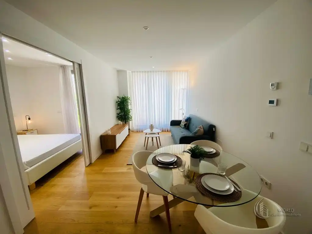 Sala de estar de Piso de alquiler en Madrid con Aire acondicionado, Calefacción y Jardín privado