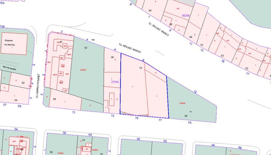 Foto 1 de Terreny industrial en venda a Molino Marco, La Vall d'Uixó, Castellón