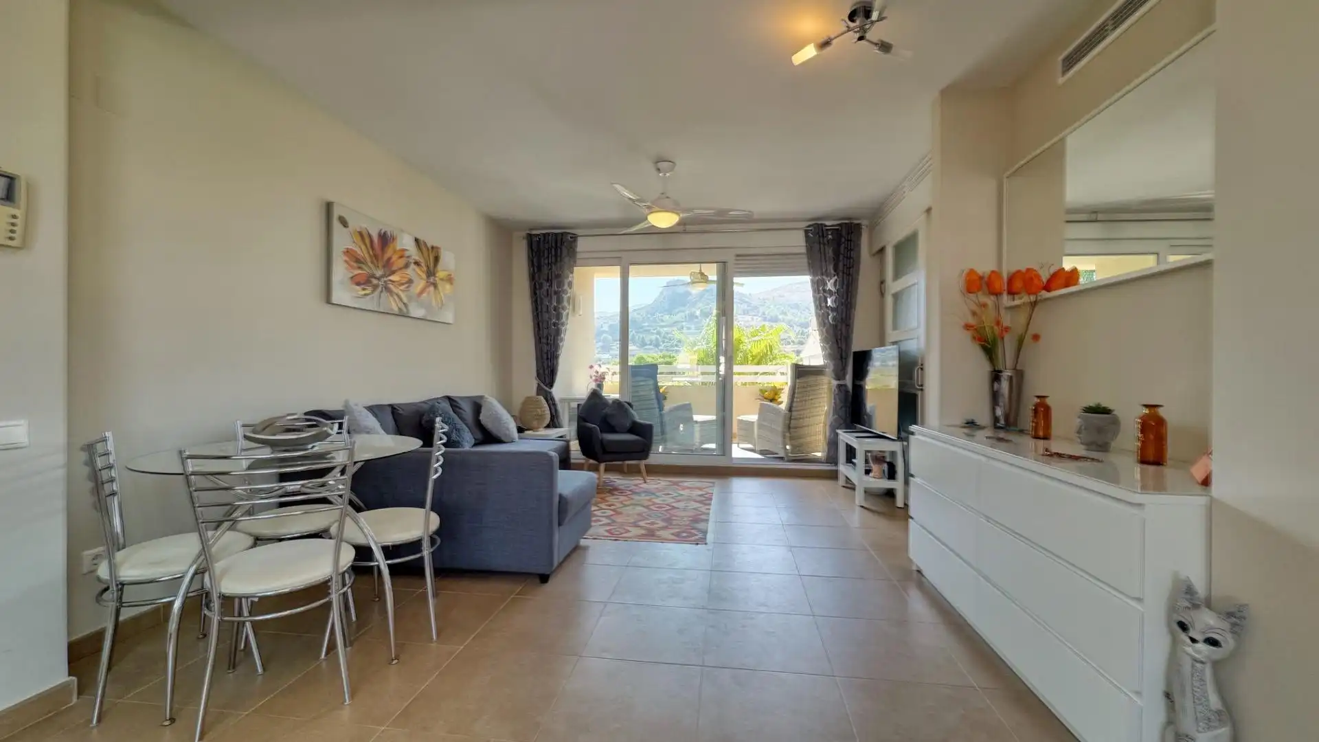 Living room of Attic for sale in Pego  with Air Conditioner, Private garden and Terrace
