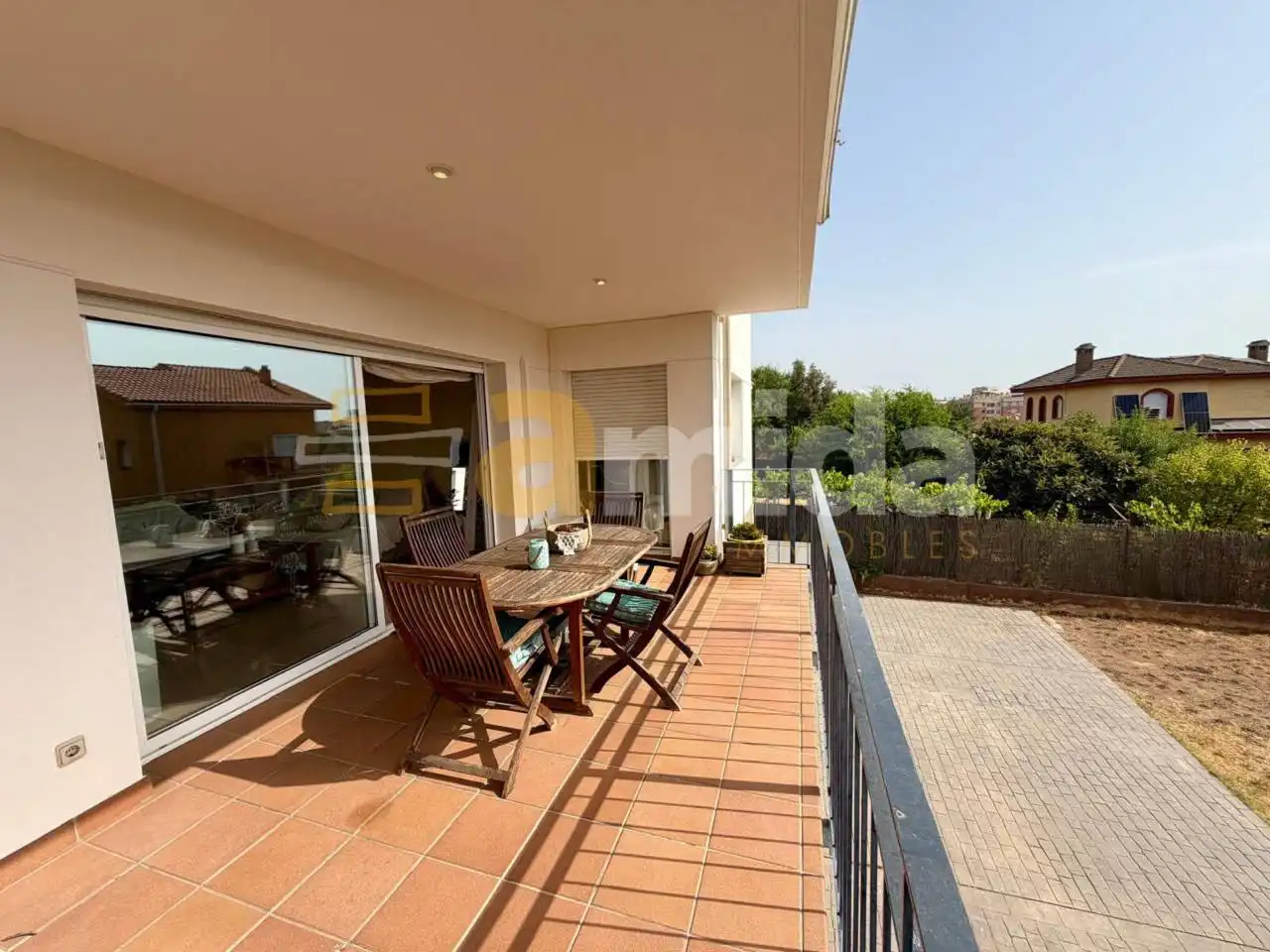 Terrassa de Casa o xalet en venda en Sabadell amb Aire condicionat, Calefacció i Jardí privat