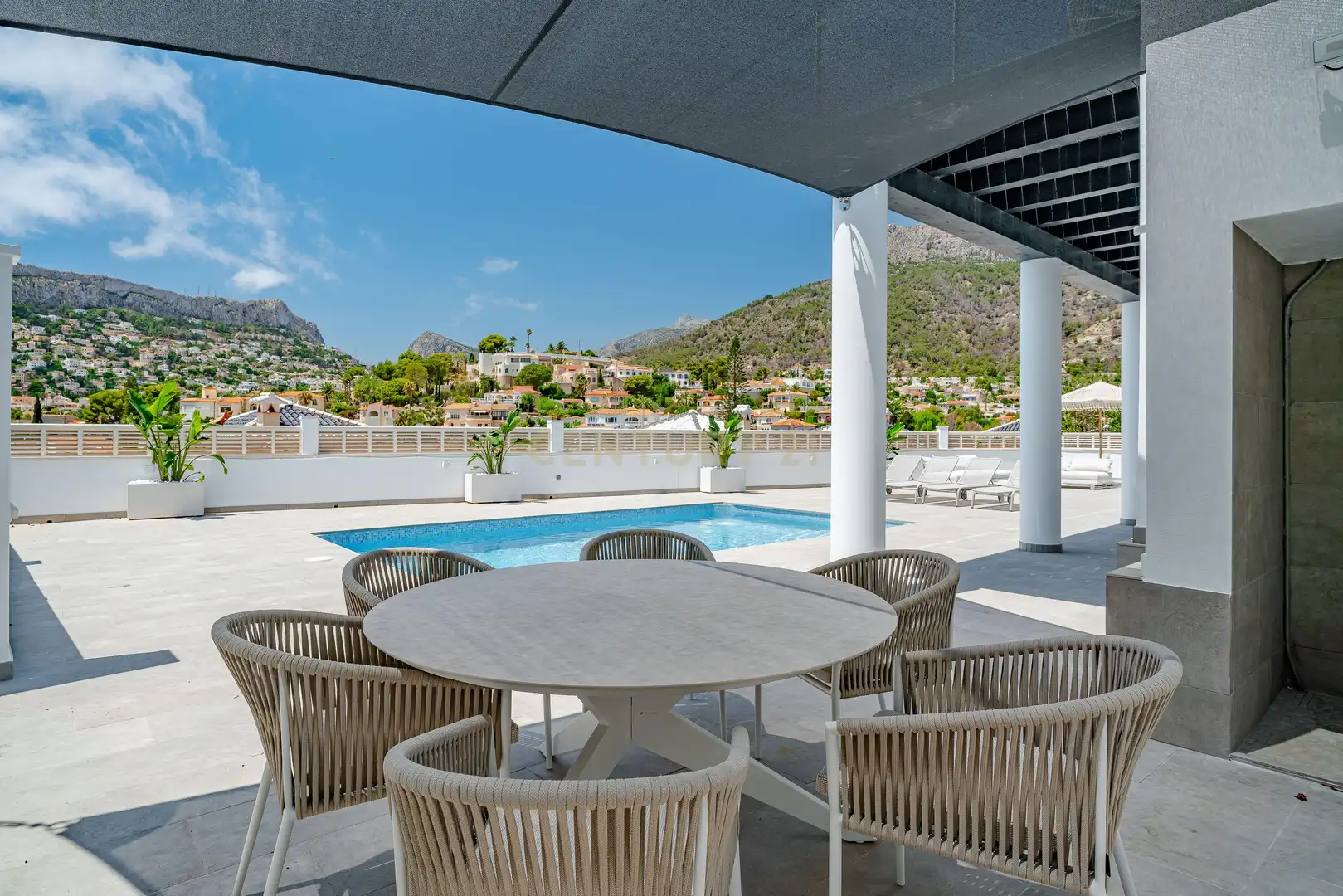 Terrassa de Apartament en venda en Calpe / Calp amb Aire condicionat, Jardí privat i Traster