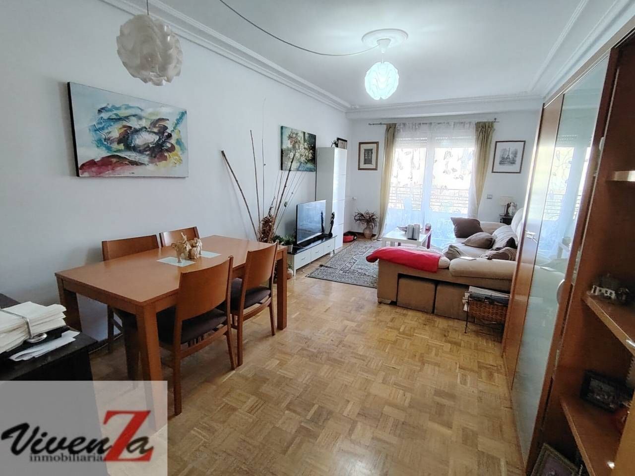 Living room of Flat for sale in Zamora Capital   with Heating and Balcony