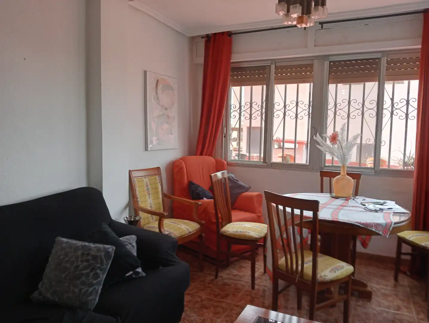 Living room of Flat for sale in Valencia  with Furnished, Washing machine and Microwave