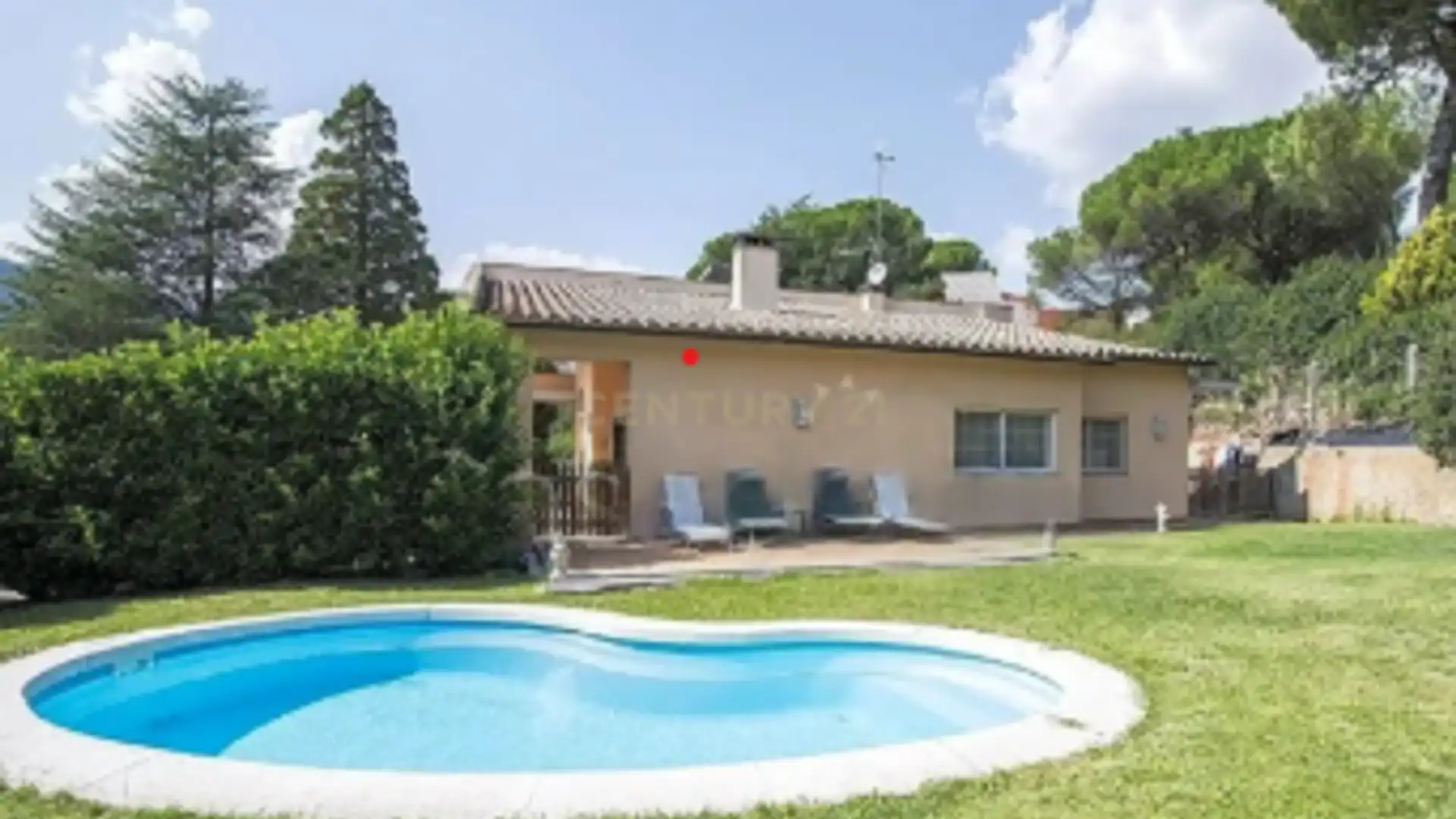Garden of Houses for sale in Aiguafreda  with Private garden and Swimming Pool