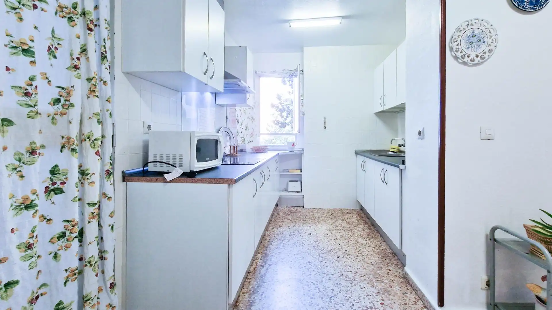 Küche von Wohnung zur Miete in Badajoz mit Privatgarten, Möbliert und Balkon