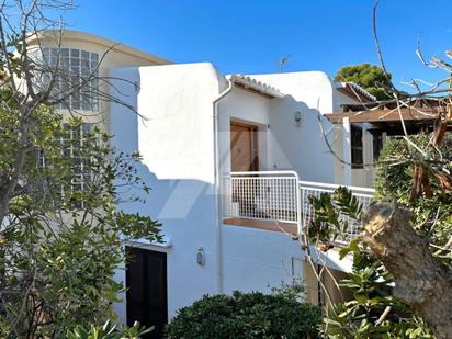 Vista exterior de Casa o xalet en venda en Moraira amb Aire condicionat, Terrassa i Piscina