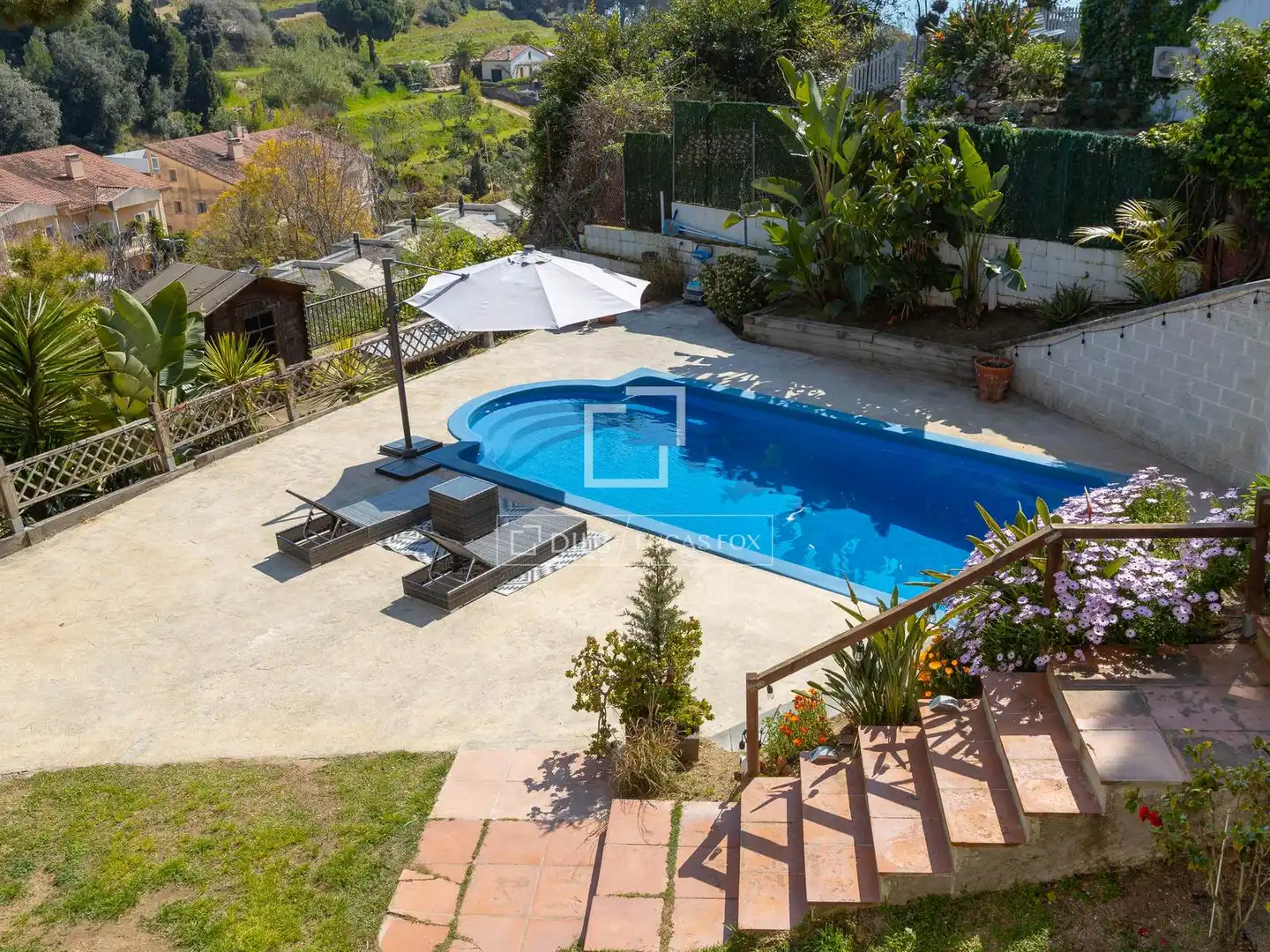 Swimming pool of Houses for sale in Arenys de Mar  with Heating, Private garden and Terrace