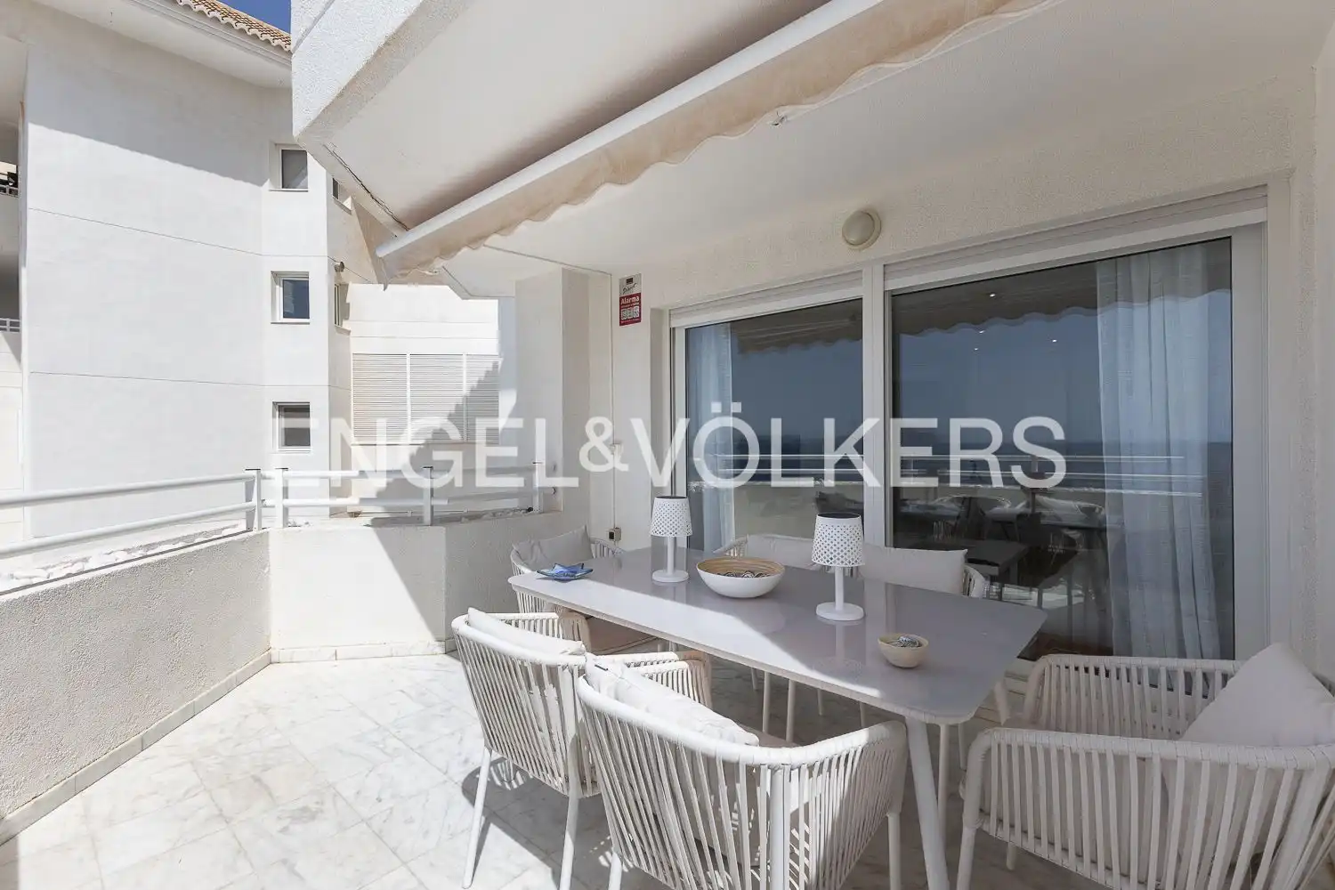Terraza de Piso de alquiler en Altea con Aire acondicionado, Calefacción y Jardín privado