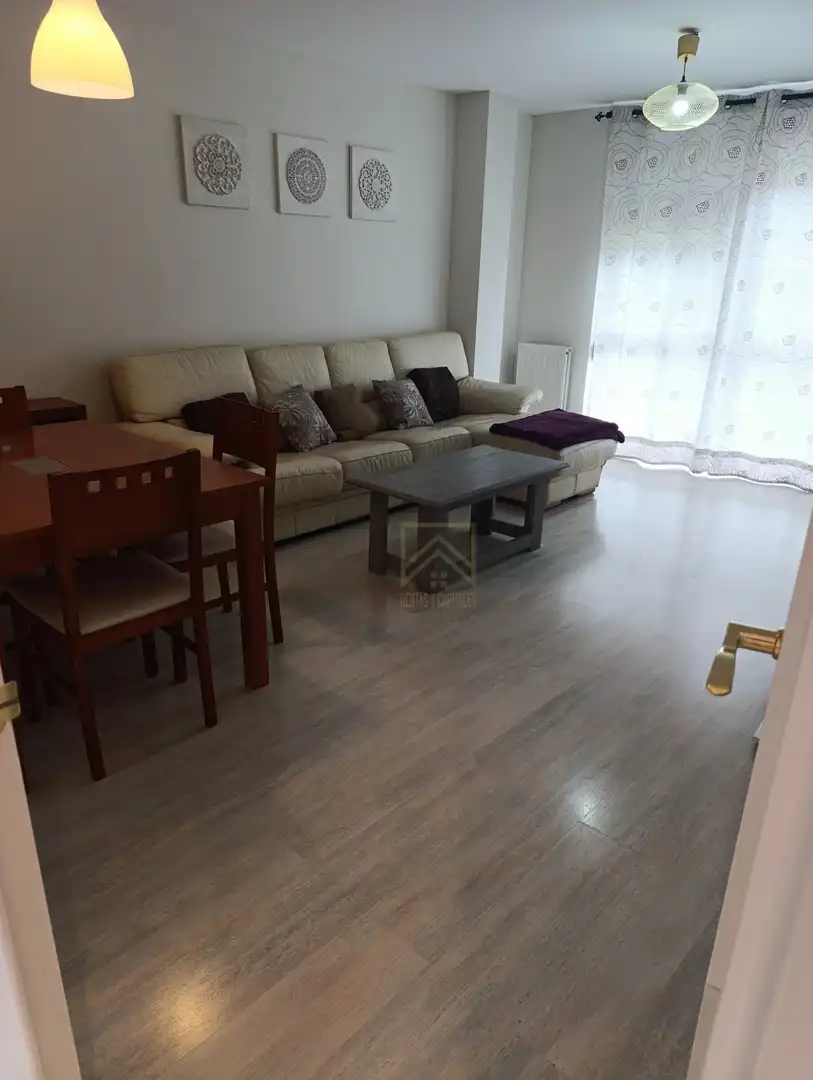 Sala d'estar de Pis de lloguer en Torrelavega  amb Calefacció