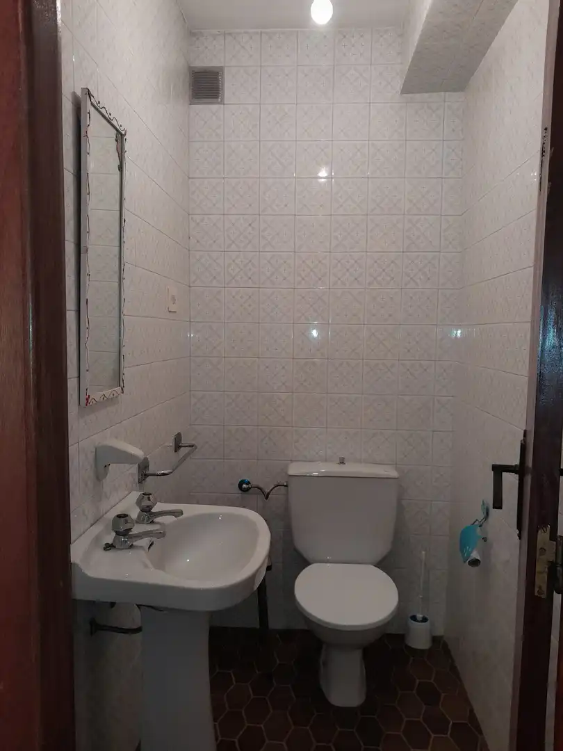 Bathroom of Flat for sale in Boiro  with Terrace, Storage room and Furnished