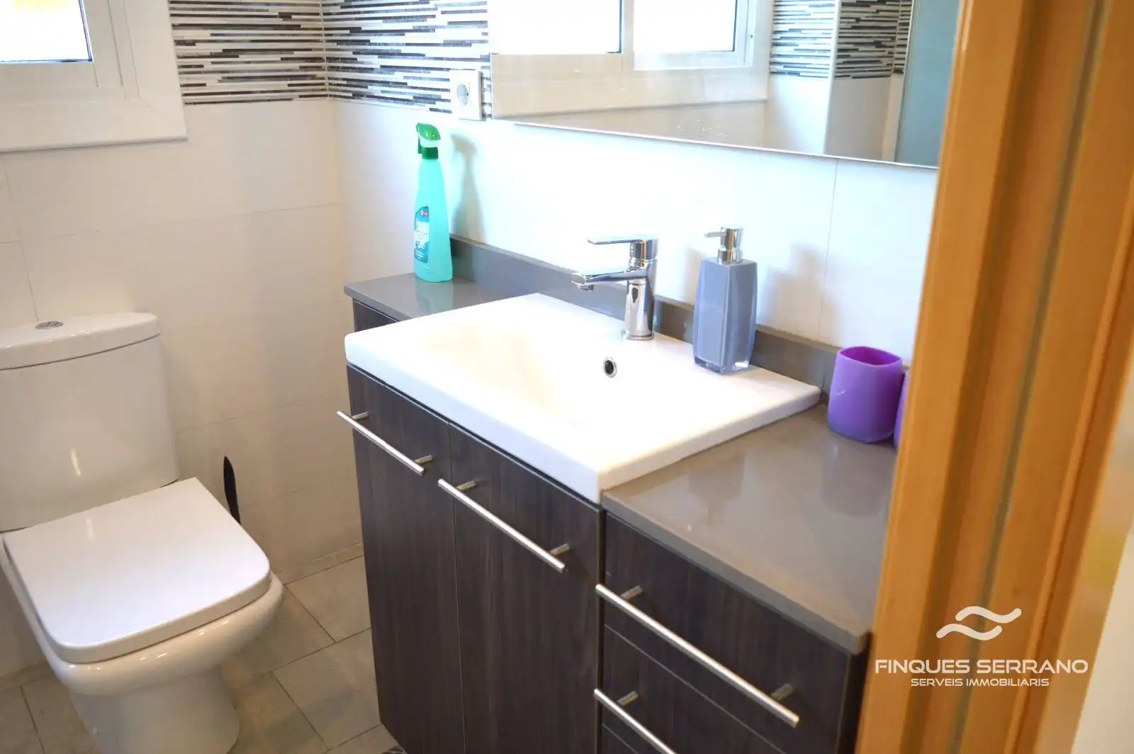 Badezimmer von Wohnung zum Verkauf in Cunit mit Terrasse und Möbliert