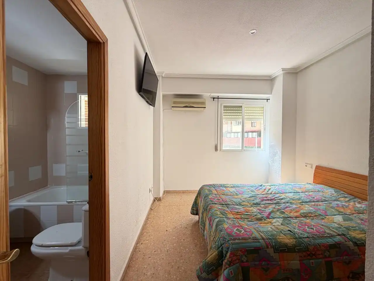 Schlafzimmer von Wohnung zum Verkauf in Alicante / Alacant mit Klimaanlage, Privatgarten und Terrasse