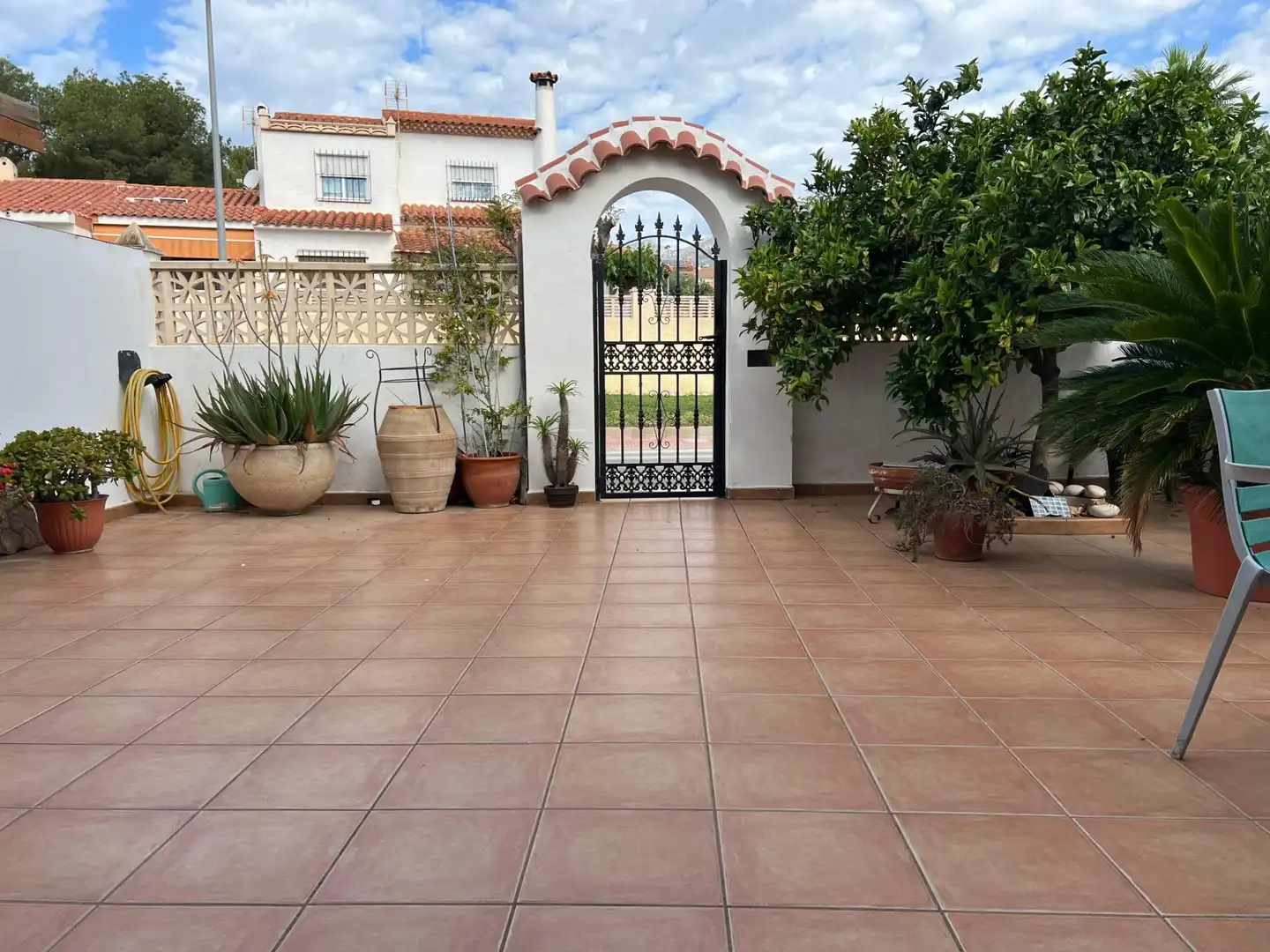 Terraza de Casa adosada en venta en La Nucia con Aire acondicionado, Jardín privado y Trastero