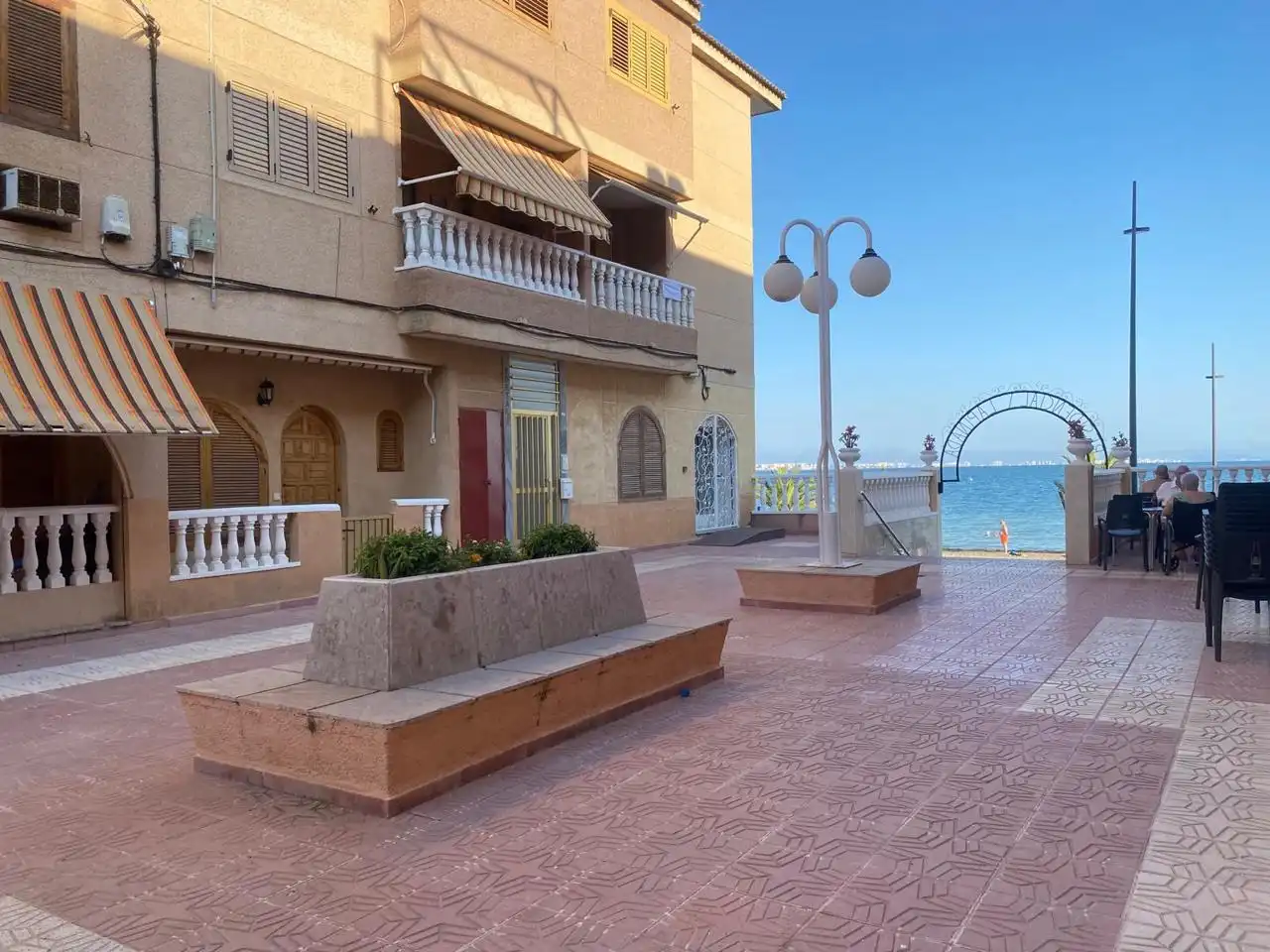 Terrace of Flat for sale in San Pedro del Pinatar  with Air Conditioner, Terrace and Furnished