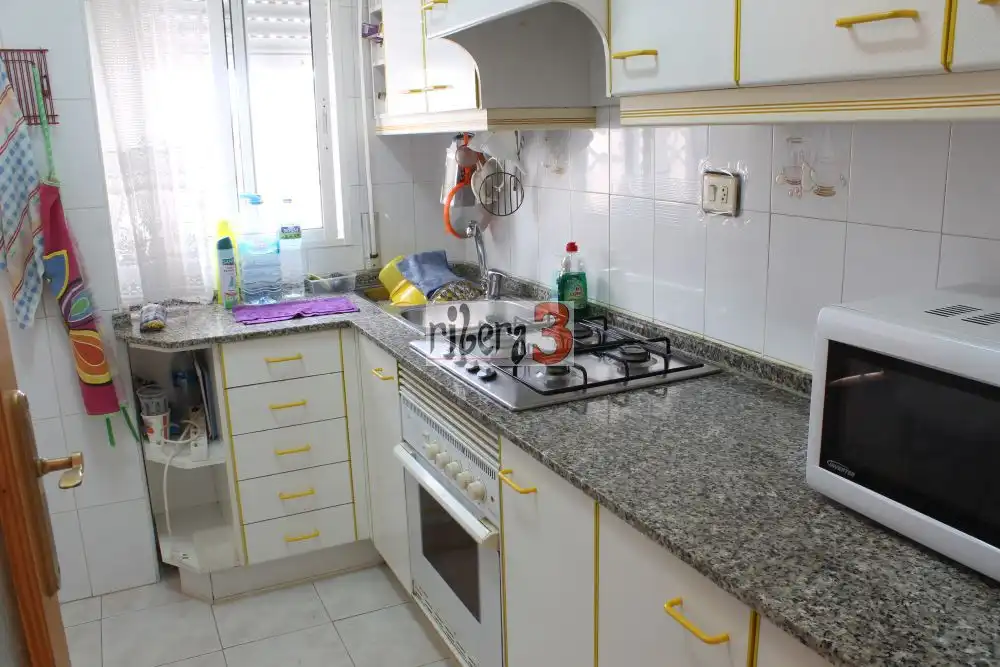 Küche von Wohnung zum Verkauf in San Javier mit Klimaanlage, Terrasse und Balkon