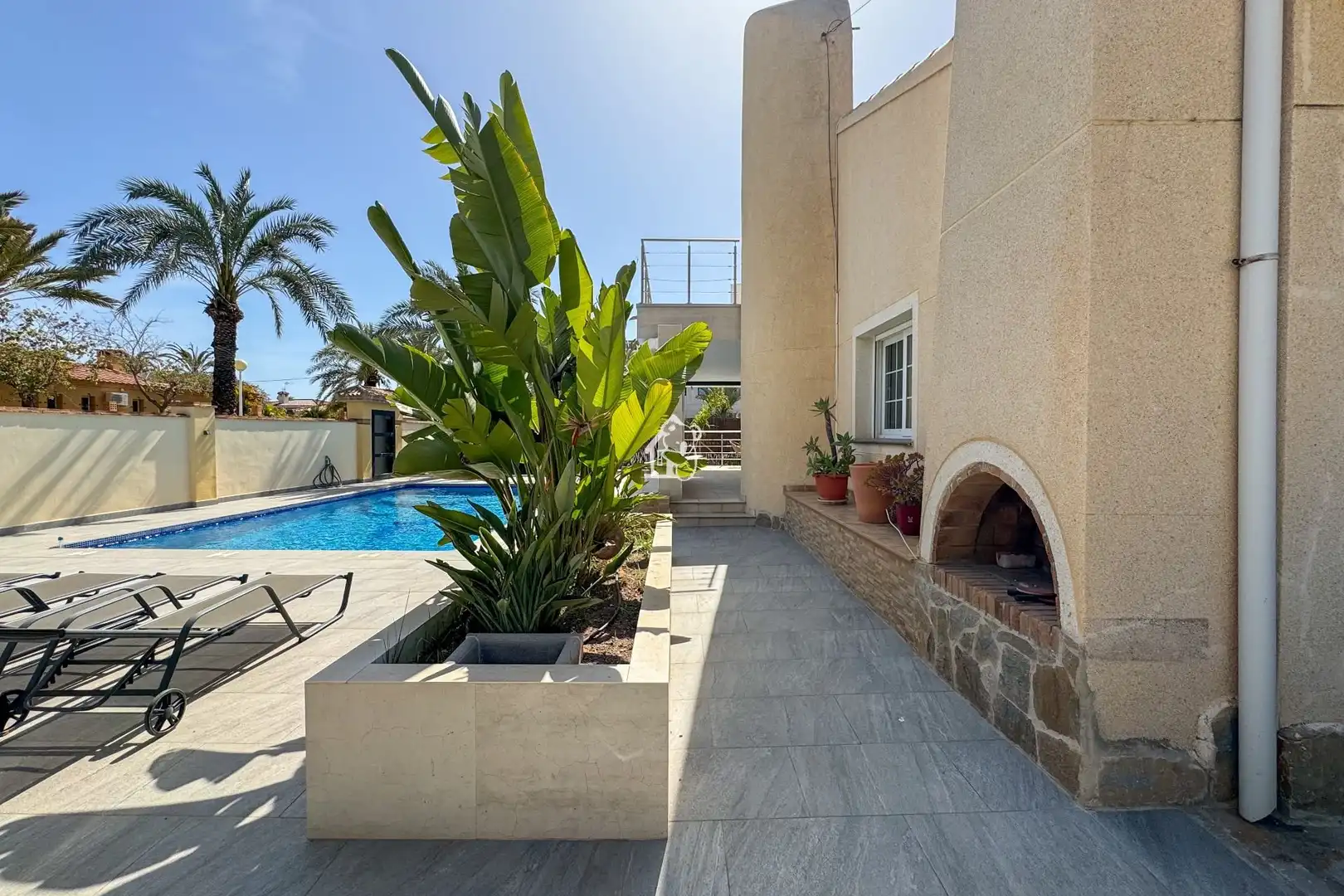 Terrassa de Casa o xalet de lloguer en Orihuela amb Aire condicionat, Jardí privat i Terrassa