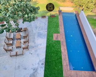 Swimming pool of House or chalet to rent in Vícar  with Air Conditioner