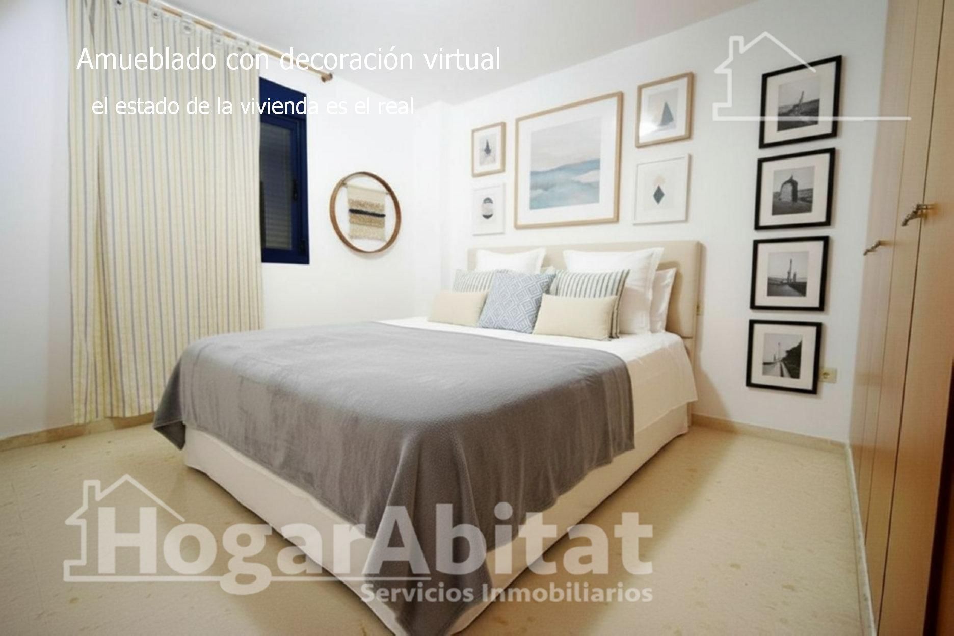 Schlafzimmer von Wohnung zum verkauf in Montserrat mit Klimaanlage, Heizung und Abstellraum