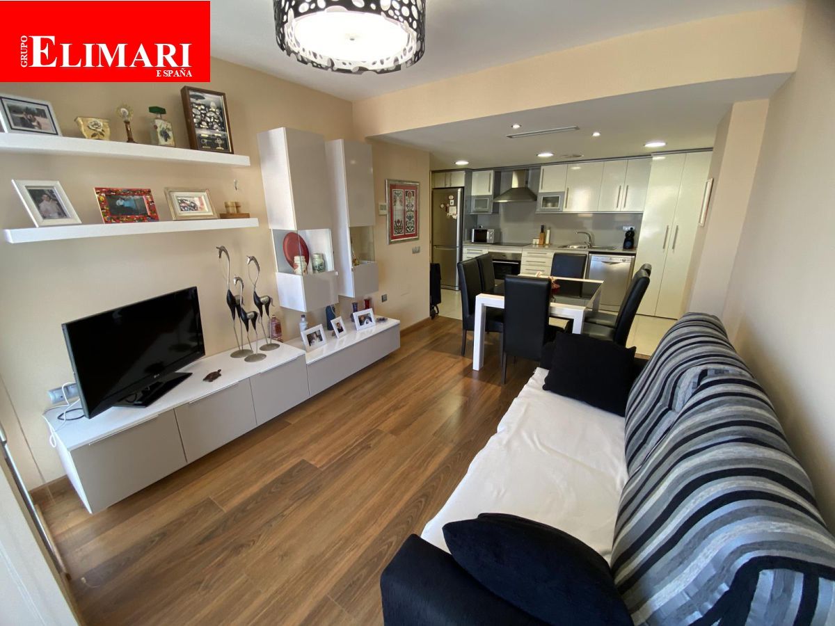 Sala d'estar de Apartament en venda en Sant Carles de la Ràpita amb Aire condicionat, Calefacció i Parquet