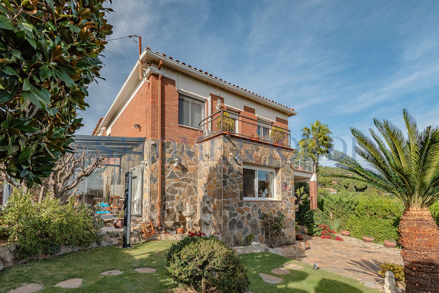 Jardí de Casa o xalet en venda en Cabrils amb Calefacció, Jardí privat i Terrassa