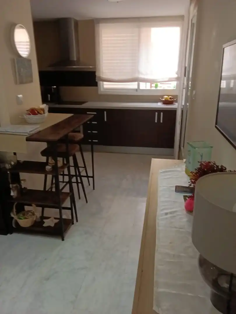 Kitchen of Flat for sale in Fuente Álamo de Murcia  with Air Conditioner, Heating and Private garden
