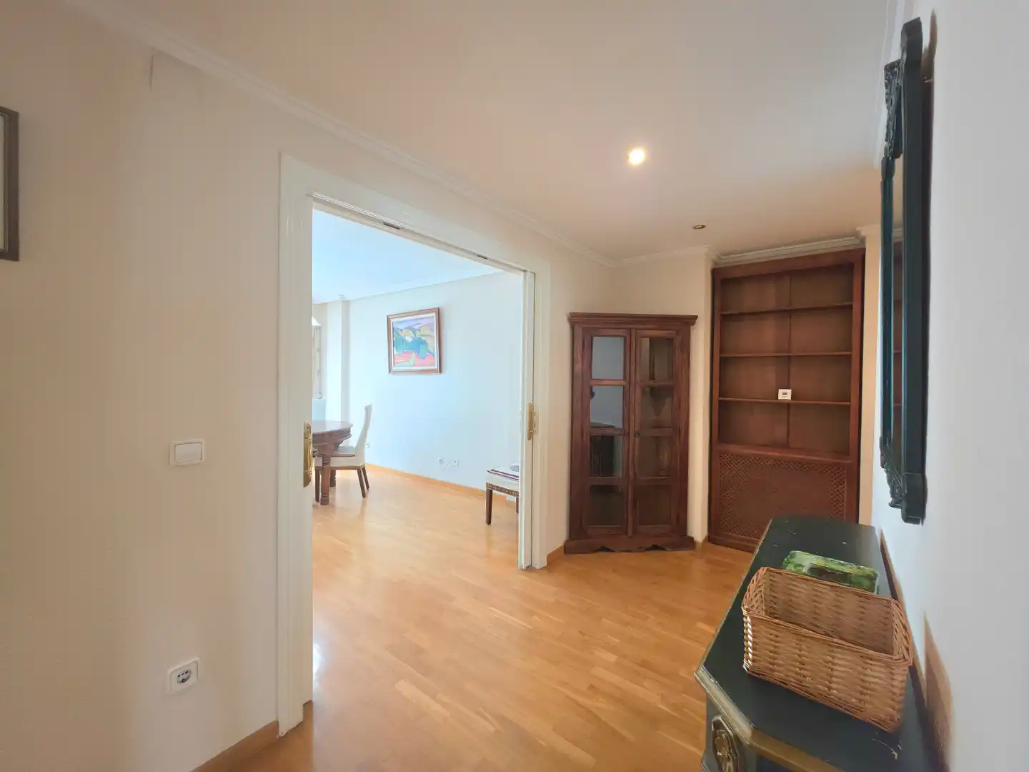 Living room of Flat for sale in Alicante / Alacant  with Air Conditioner, Heating and Parquet flooring