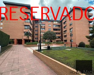 Exterior view of Flat for sale in  Madrid Capital  with Heating, Parquet flooring and Terrace