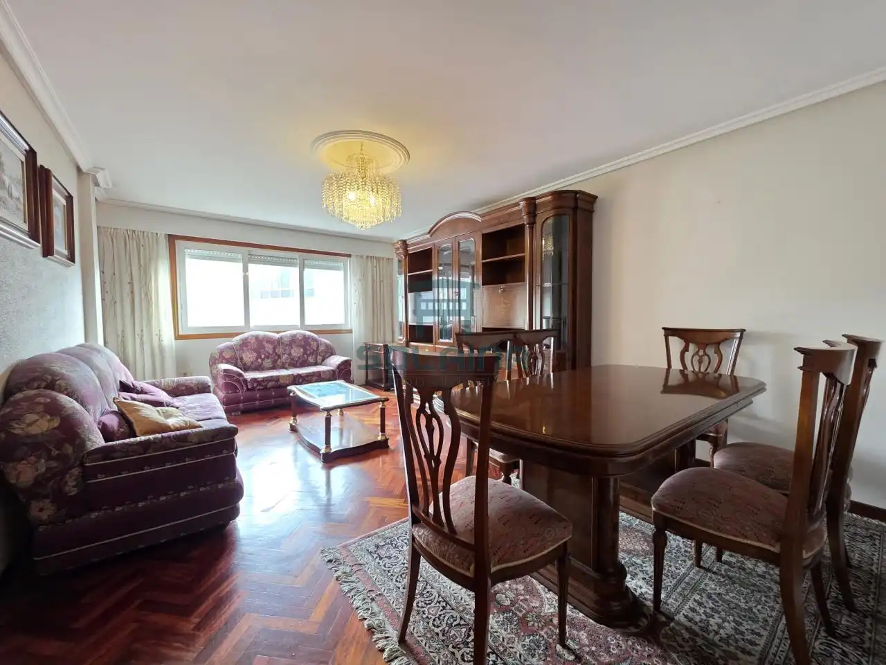 Sala d'estar de Pis en venda en Ourense Capital  amb Calefacció, Parquet i Traster
