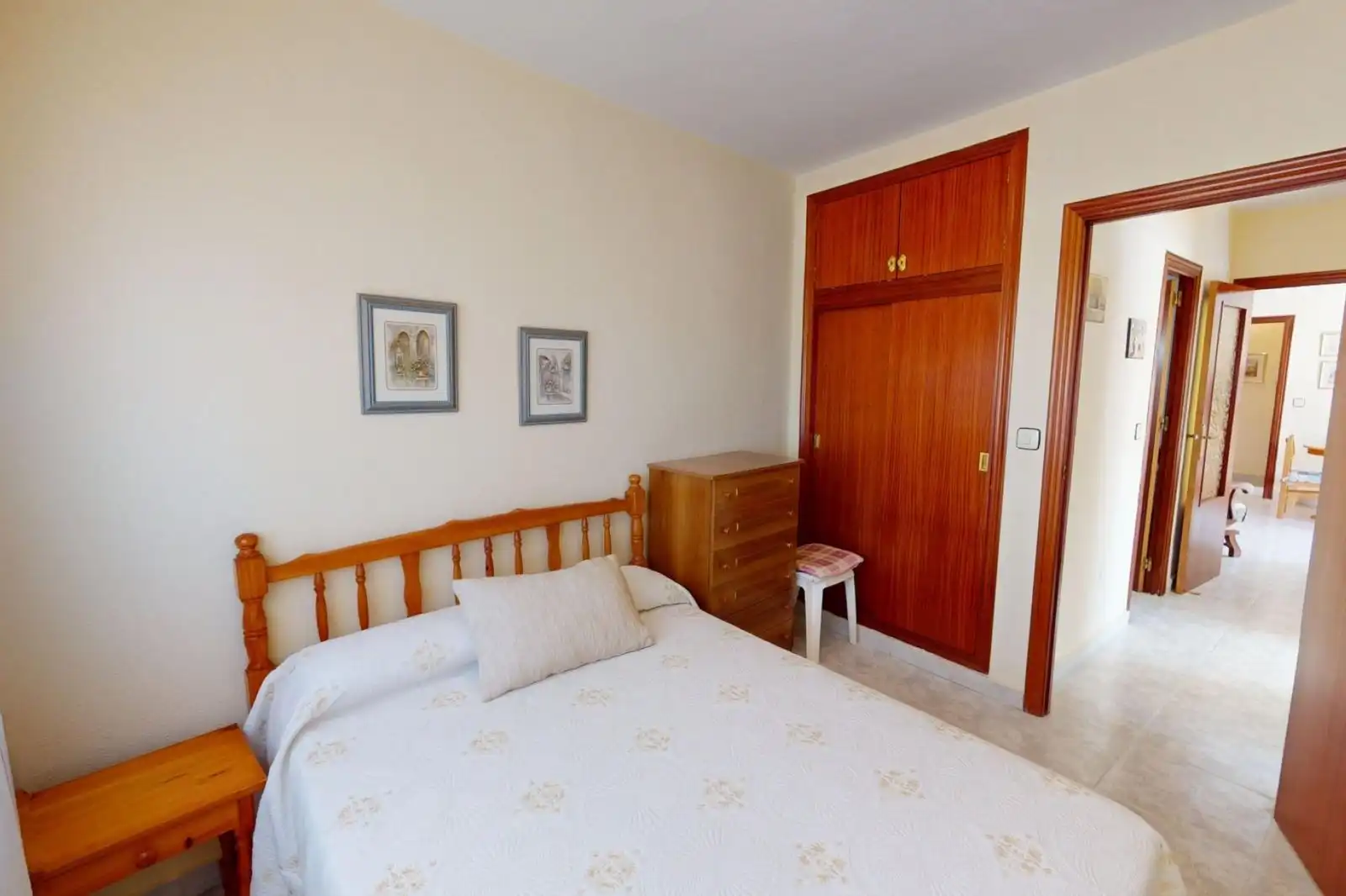 Schlafzimmer von Wohnungen zur Miete in Los Alcázares mit Klimaanlage, Heizung und Terrasse