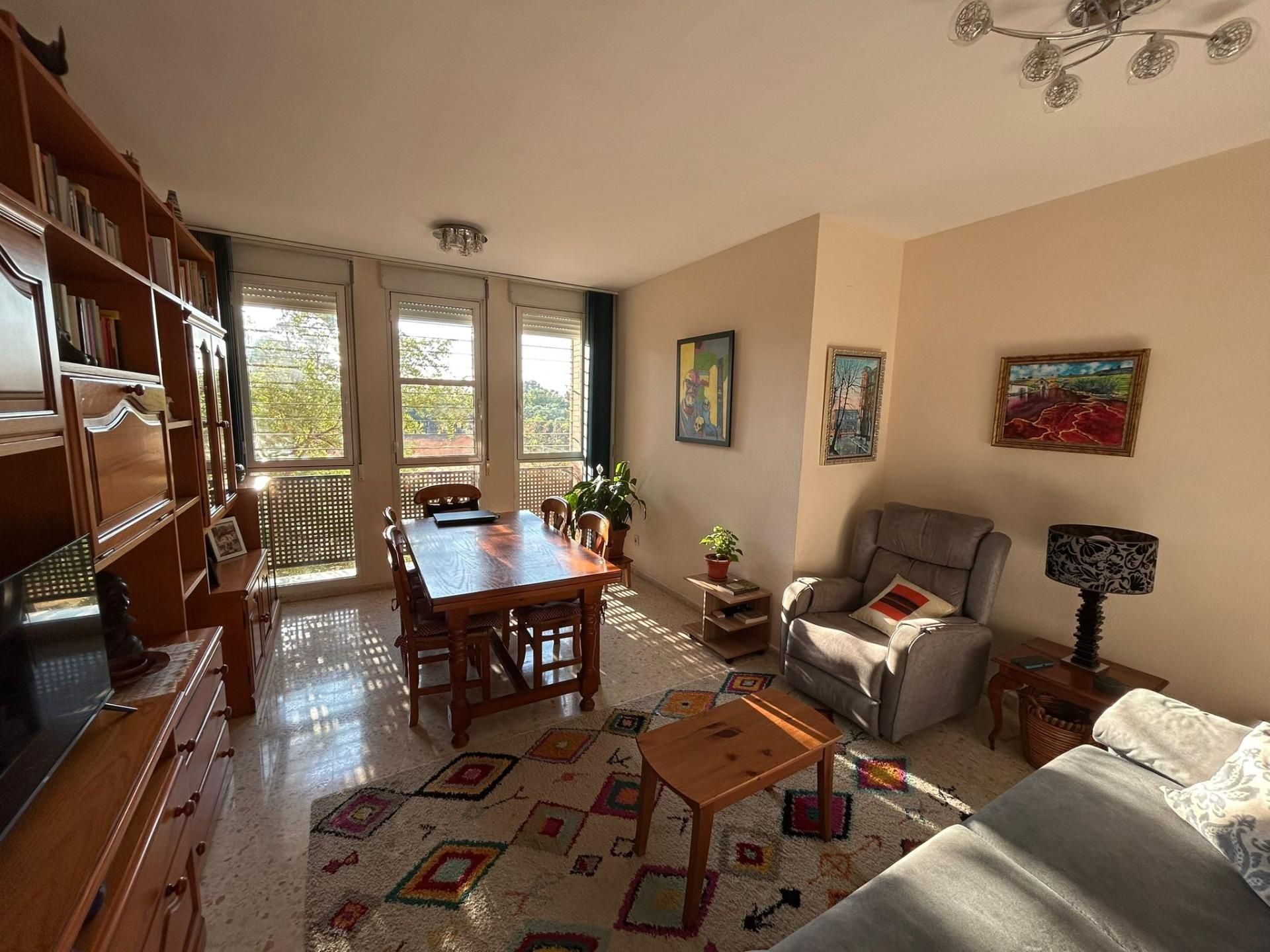 Sala de estar de Piso en venta en  Sevilla Capital con Aire acondicionado y Trastero
