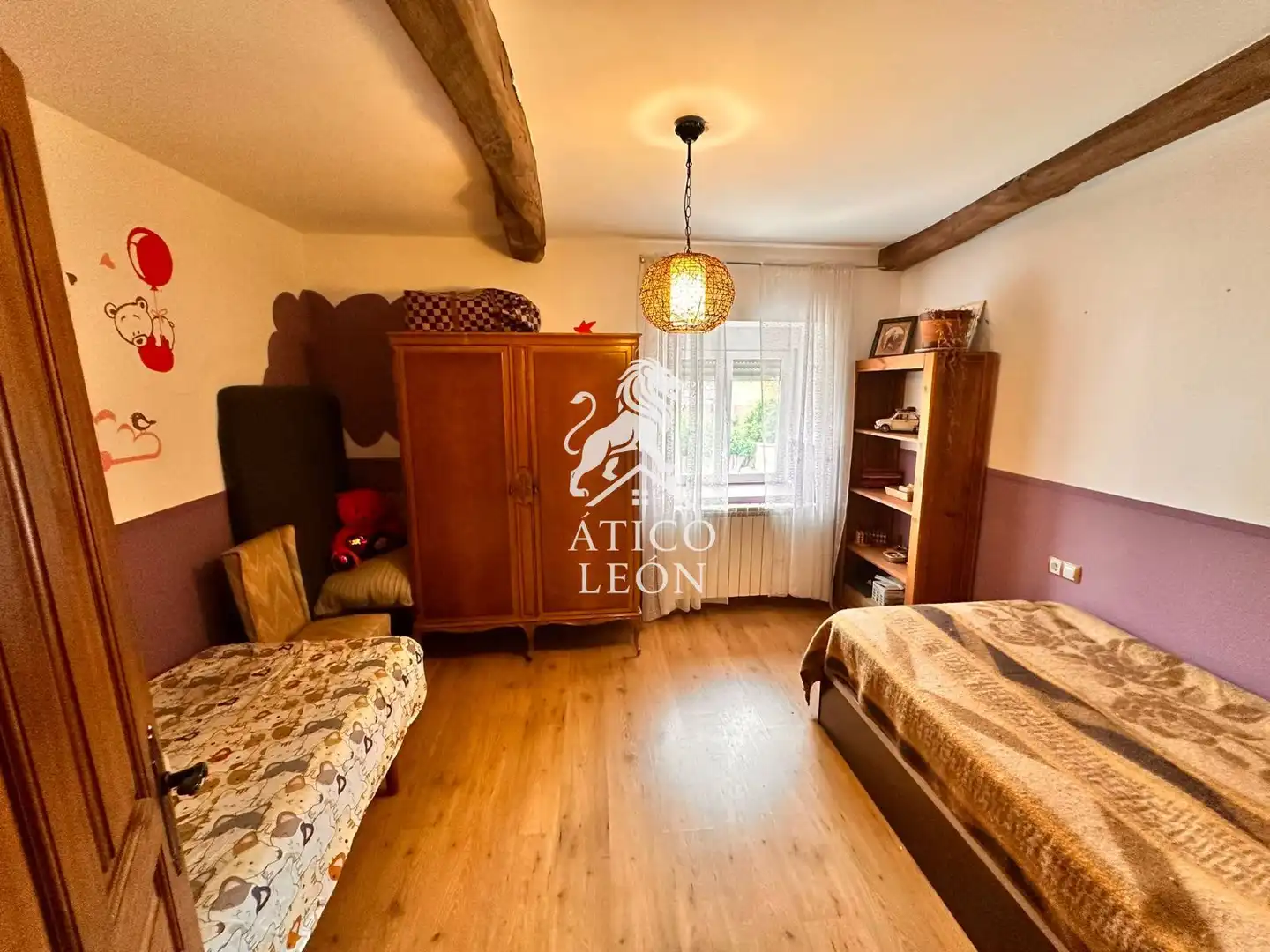 Bedroom of Houses for sale in Valdefresno  with Heating, Private garden and Storage room