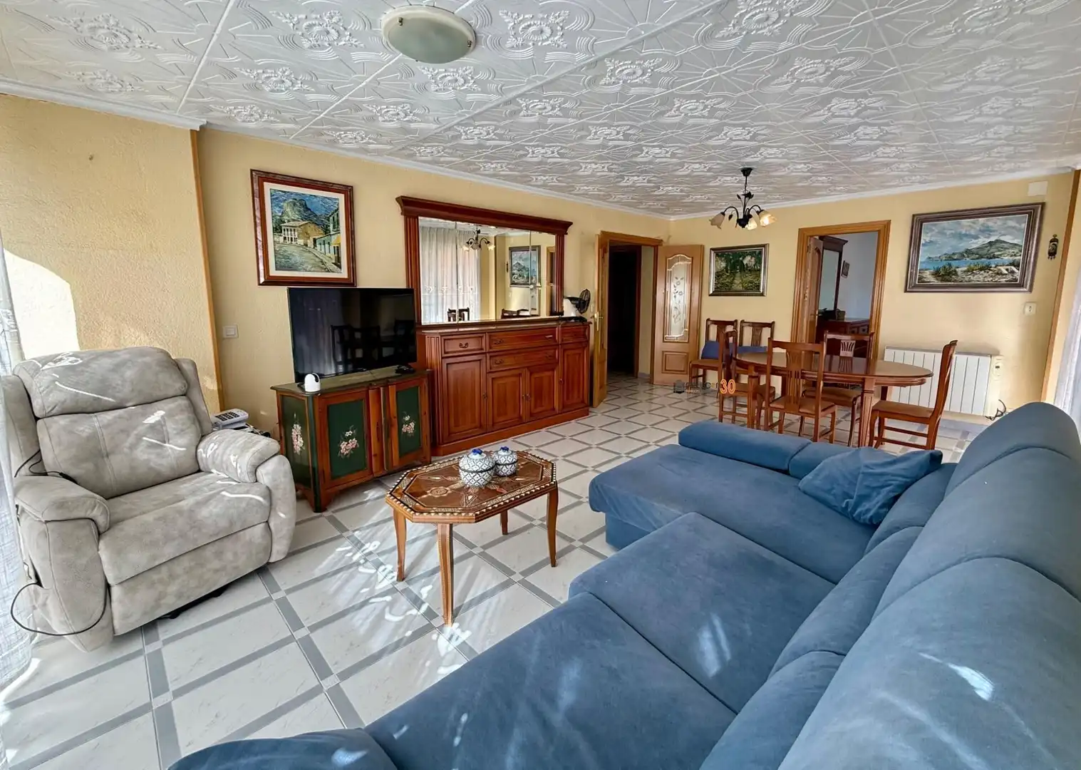Sala de estar de Piso en venta en Benidorm con Aire acondicionado, Calefacción y Terraza