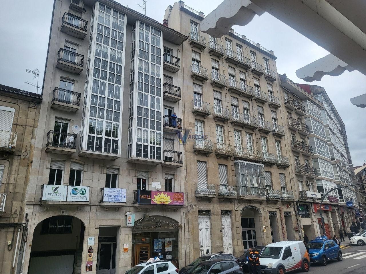 Exterior view of Flat for sale in Ourense Capital   with Heating, Parquet flooring and Storage room