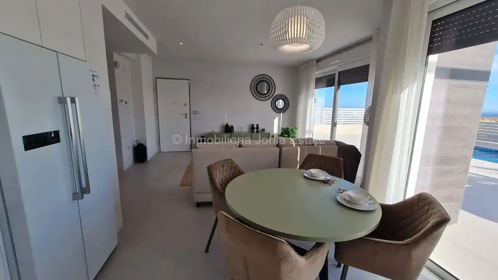 Comedor de Casa o chalet en venta en Mutxamel con Aire acondicionado, Jardín privado y Terraza