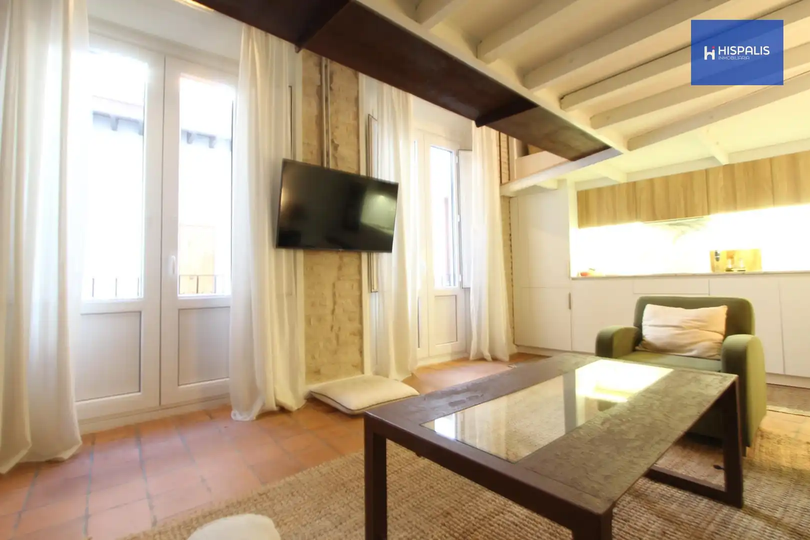 Wohnzimmer von Loft zum Verkauf in Sevilla mit Klimaanlage und Heizung