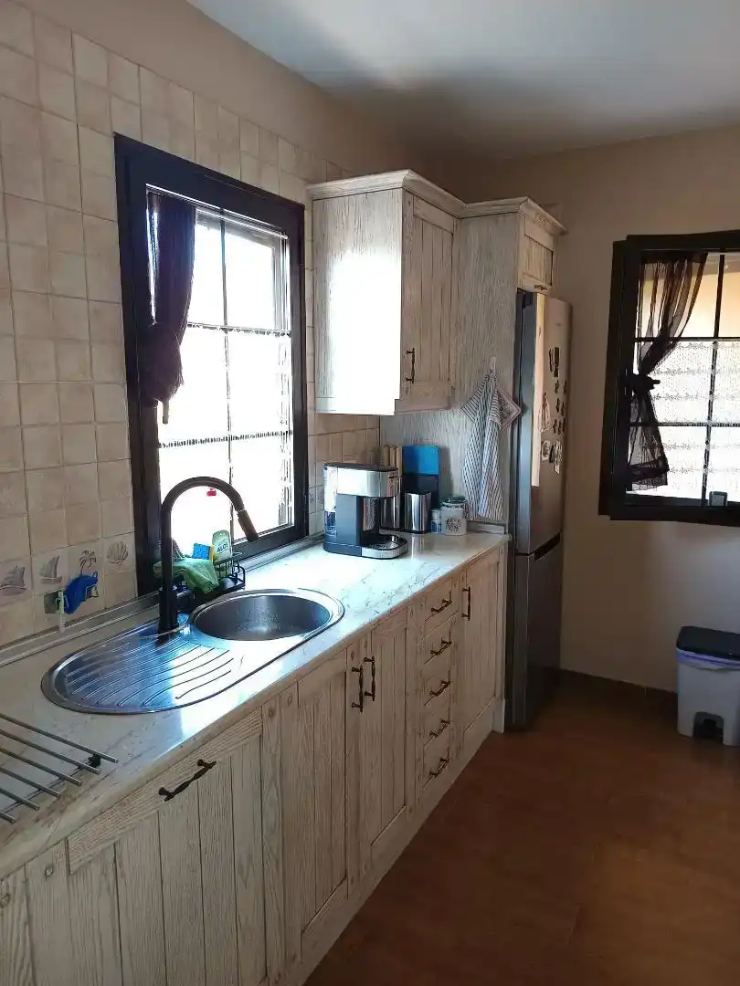 Cocina de Finca rústica en venta en Tuineje con Jardín privado, Parquet y Amueblado