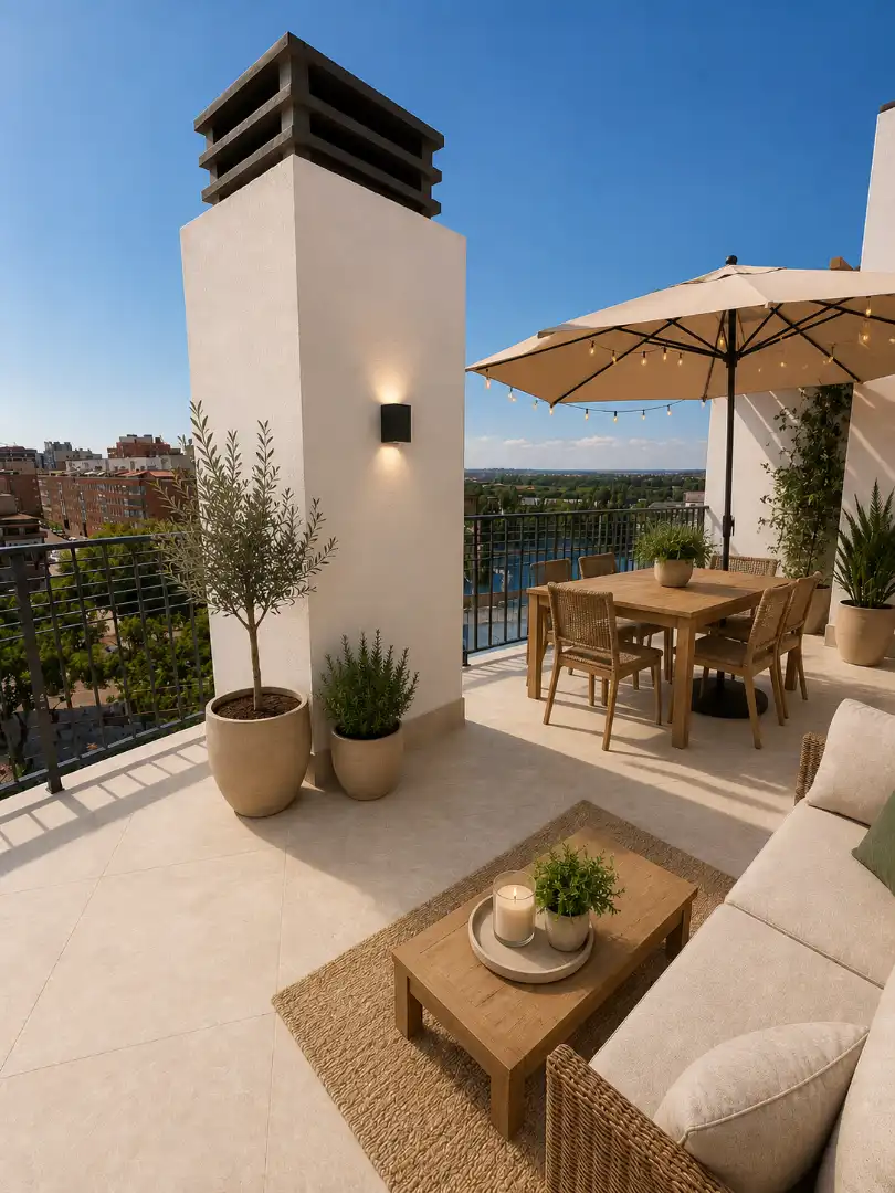 Terrace of Flat for sale in Madrid  with Air Conditioner, Heating and Terrace
