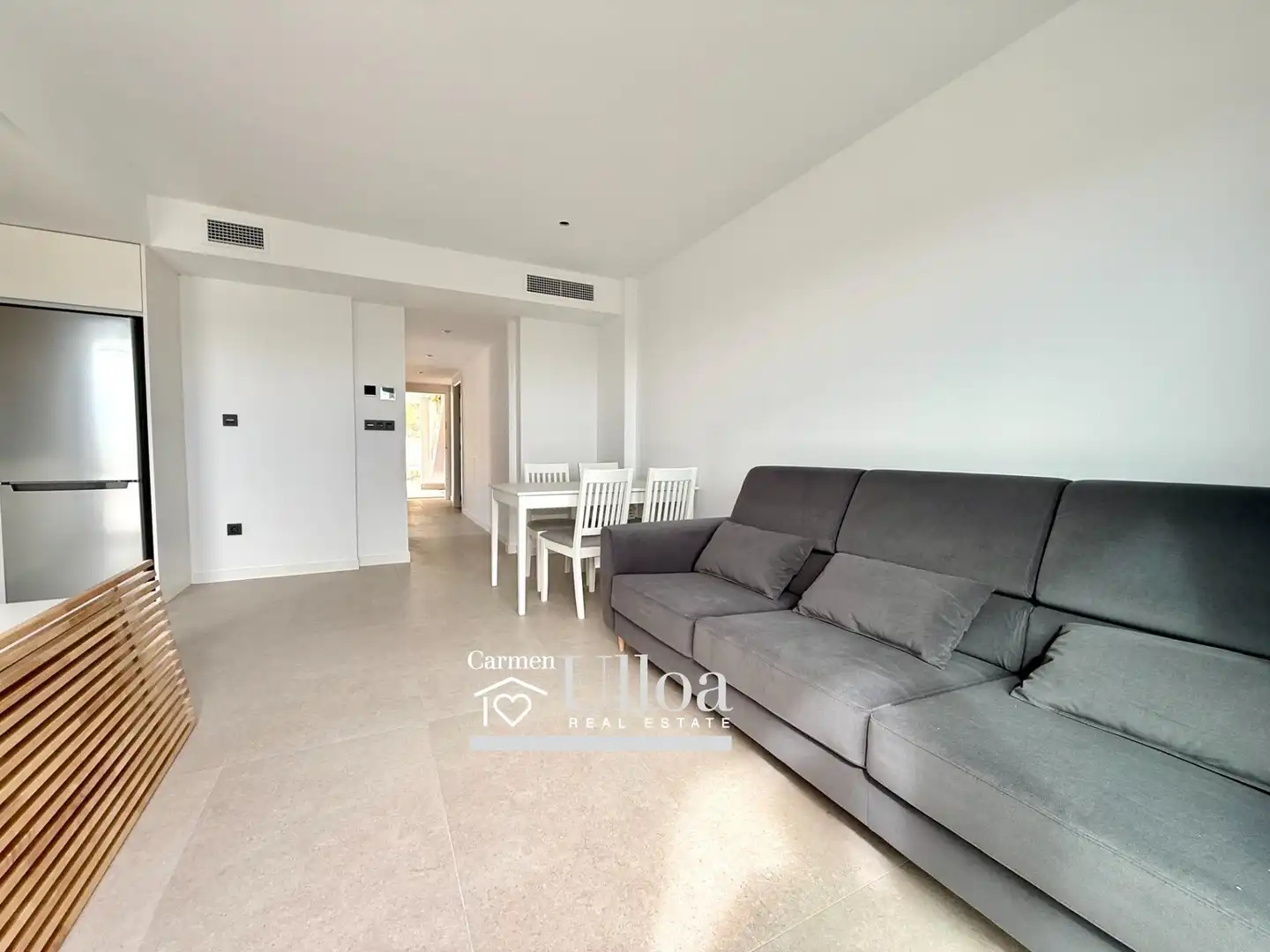 Wohnzimmer von Wohnung zum Verkauf in Mutxamel mit Klimaanlage, Heizung und Privatgarten