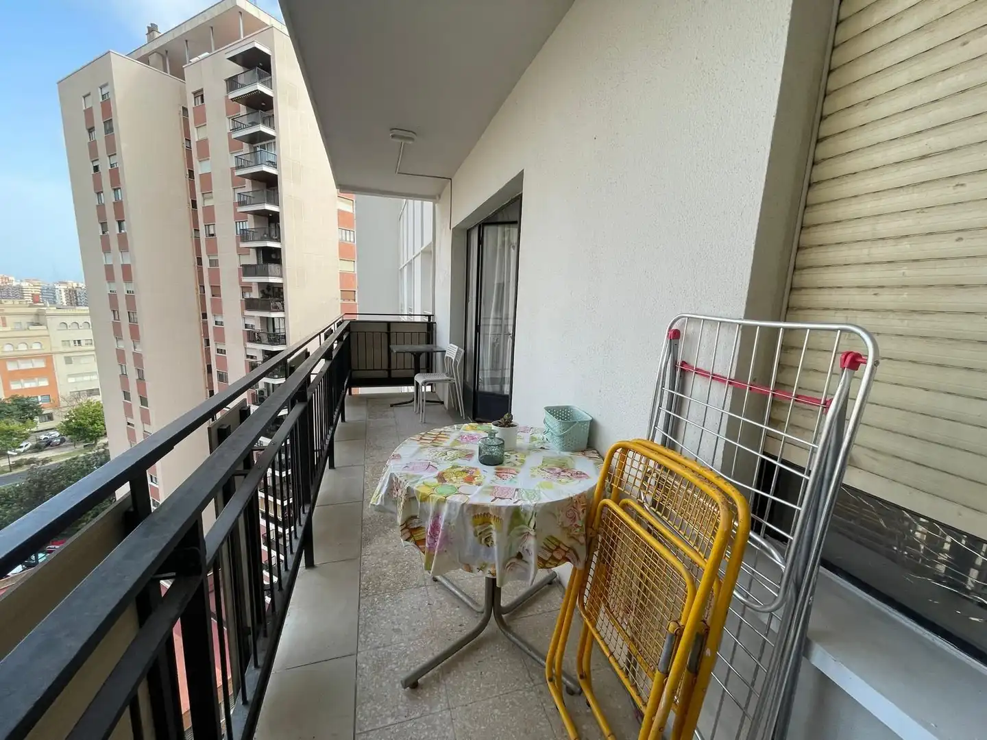 Terrassa de Pis de lloguer en Valencia amb Parquet, Moblat i Balcó