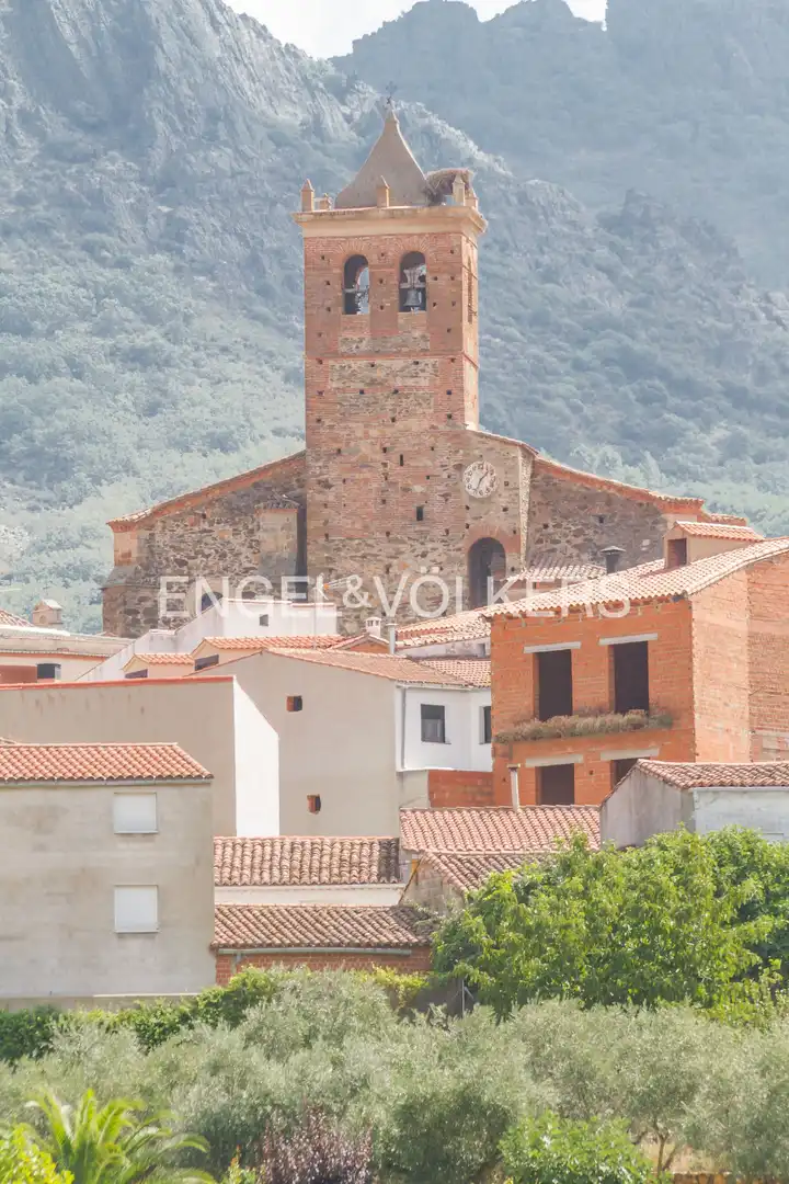 Vista exterior de Casa o chalet en venta en Berzocana con Calefacción, Jardín privado y Terraza