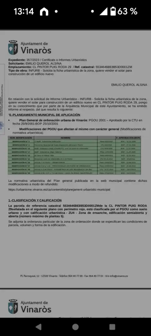 Terreny residencial en venda a Carrer del Pintor Puig Roda 29, imagen 9