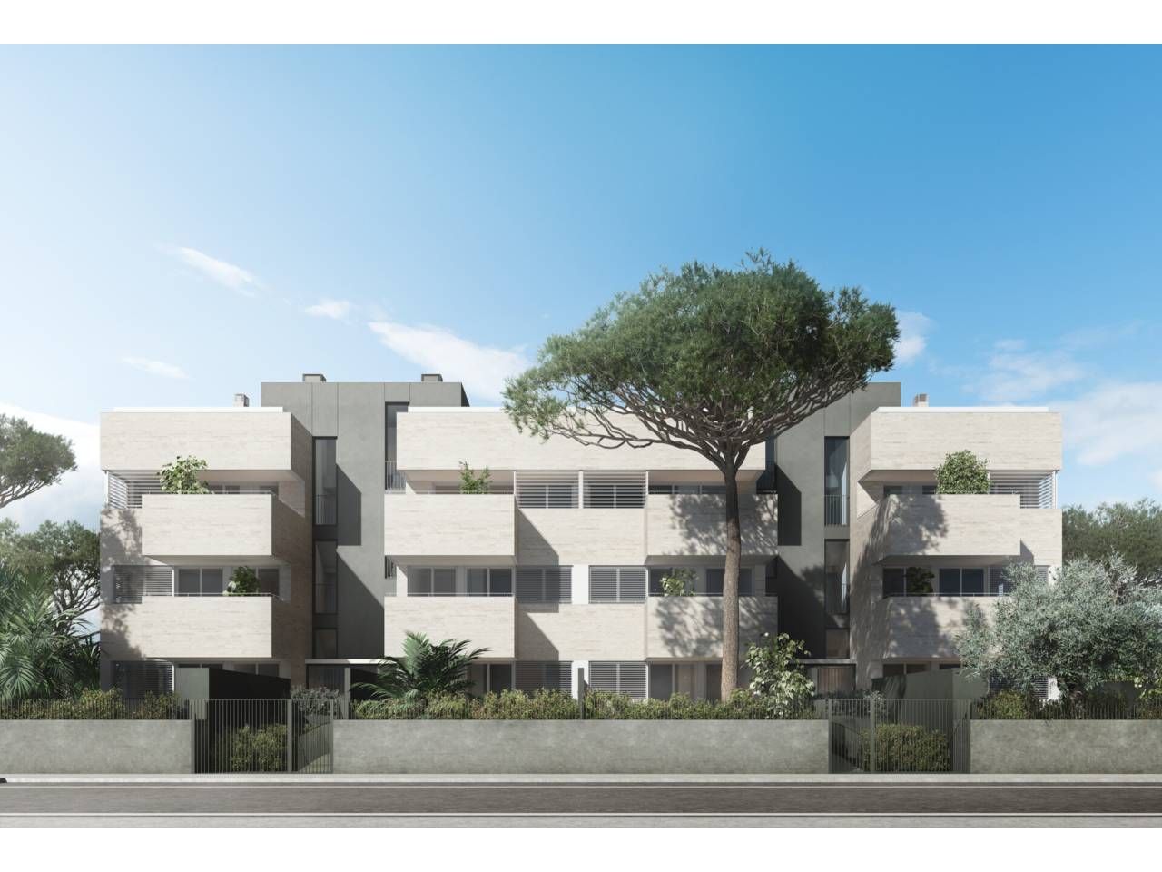 Vista exterior de Pis de lloguer en Castelldefels amb Aire condicionat, Calefacció i Parquet