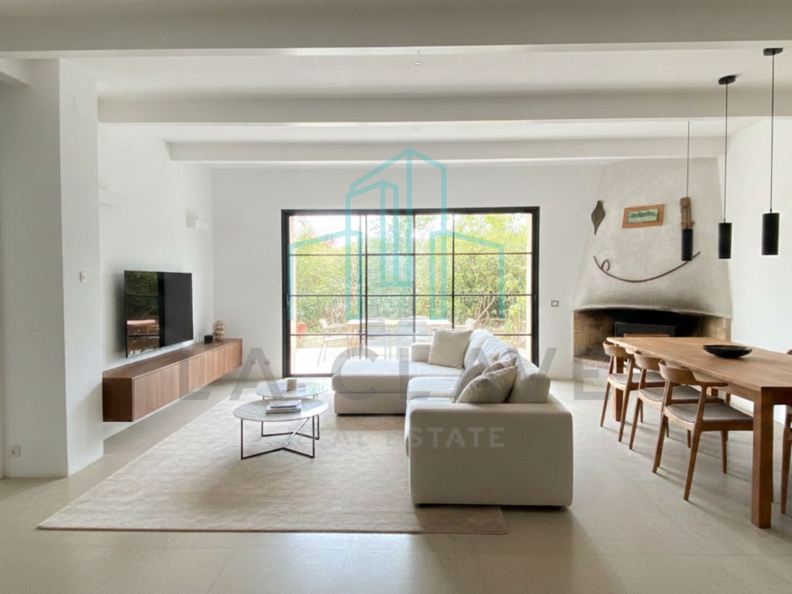 Sala d'estar de Casa adosada en venda en Lliçà d'Amunt amb Jardí privat, Terrassa i Balcó