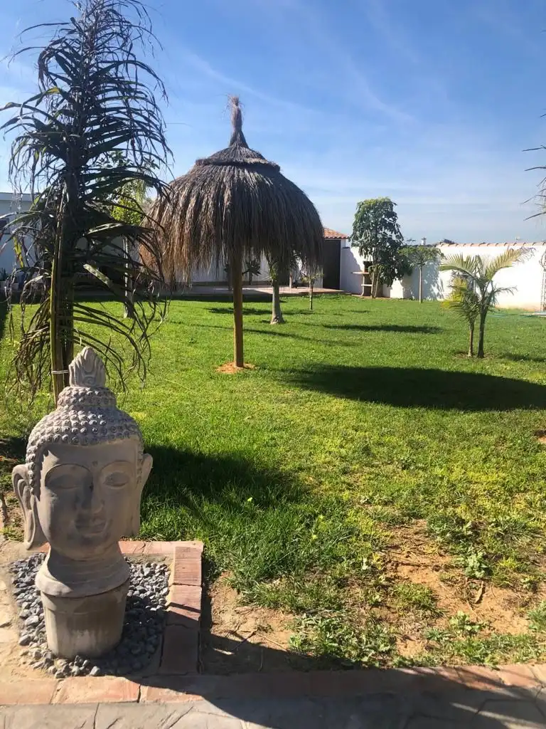 Jardí de Casa o xalet de lloguer en Chiclana de la Frontera amb Aire condicionat, Jardí privat i Terrassa