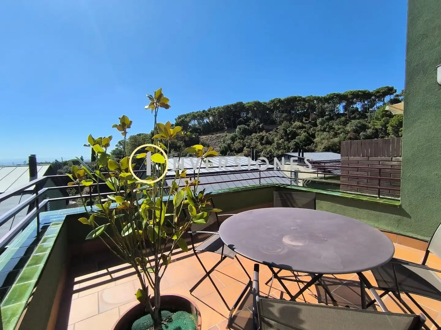Terrace of Detached homes for rent in Barcelona  with Terrace and Community pool
